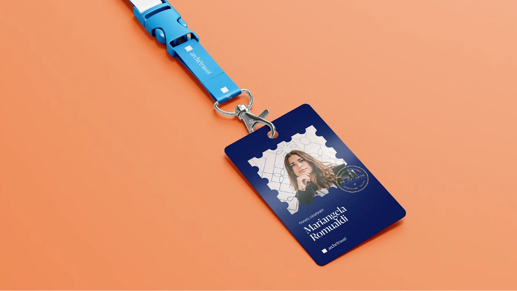 Mockup: il badge per gli eventi.