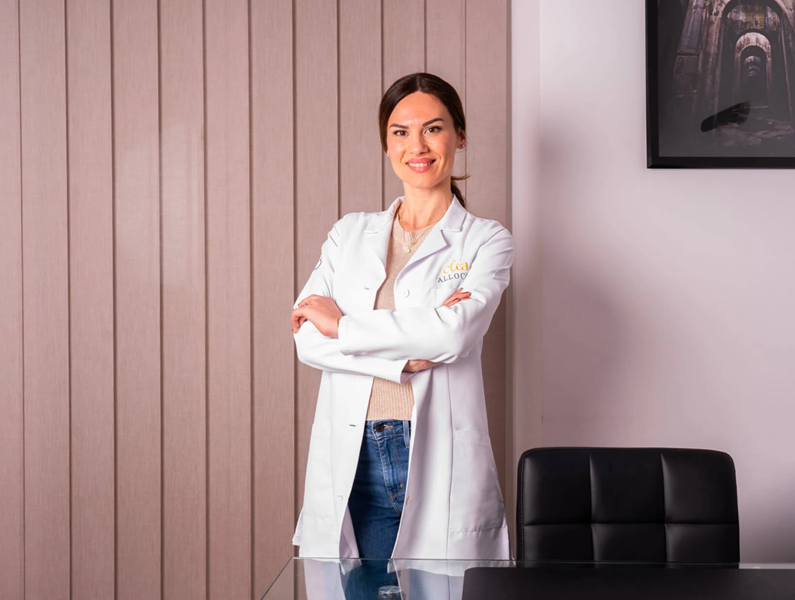 Clea Allocca nel suo studio