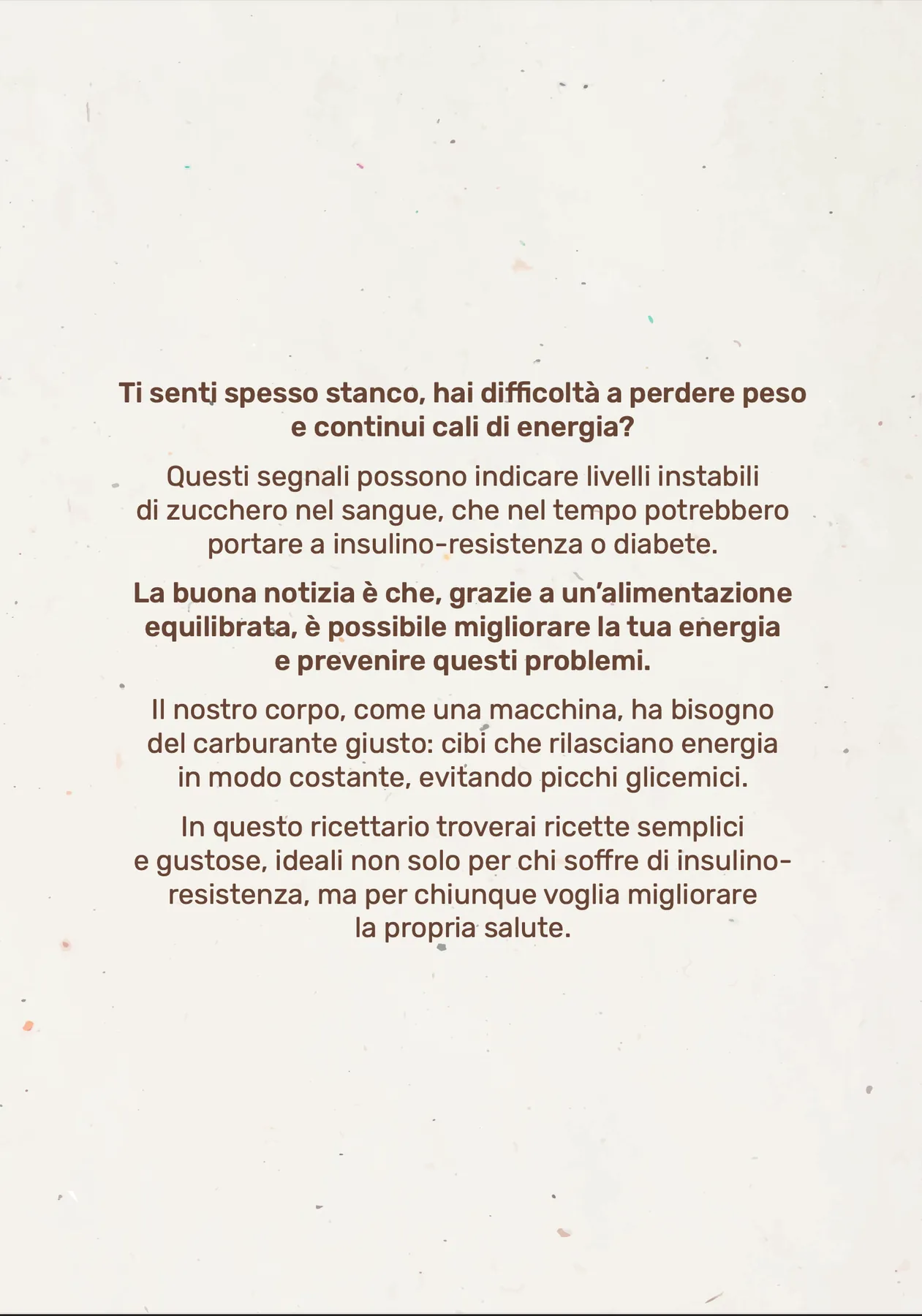 Cucina Anti-Glicemia, pagina interna.