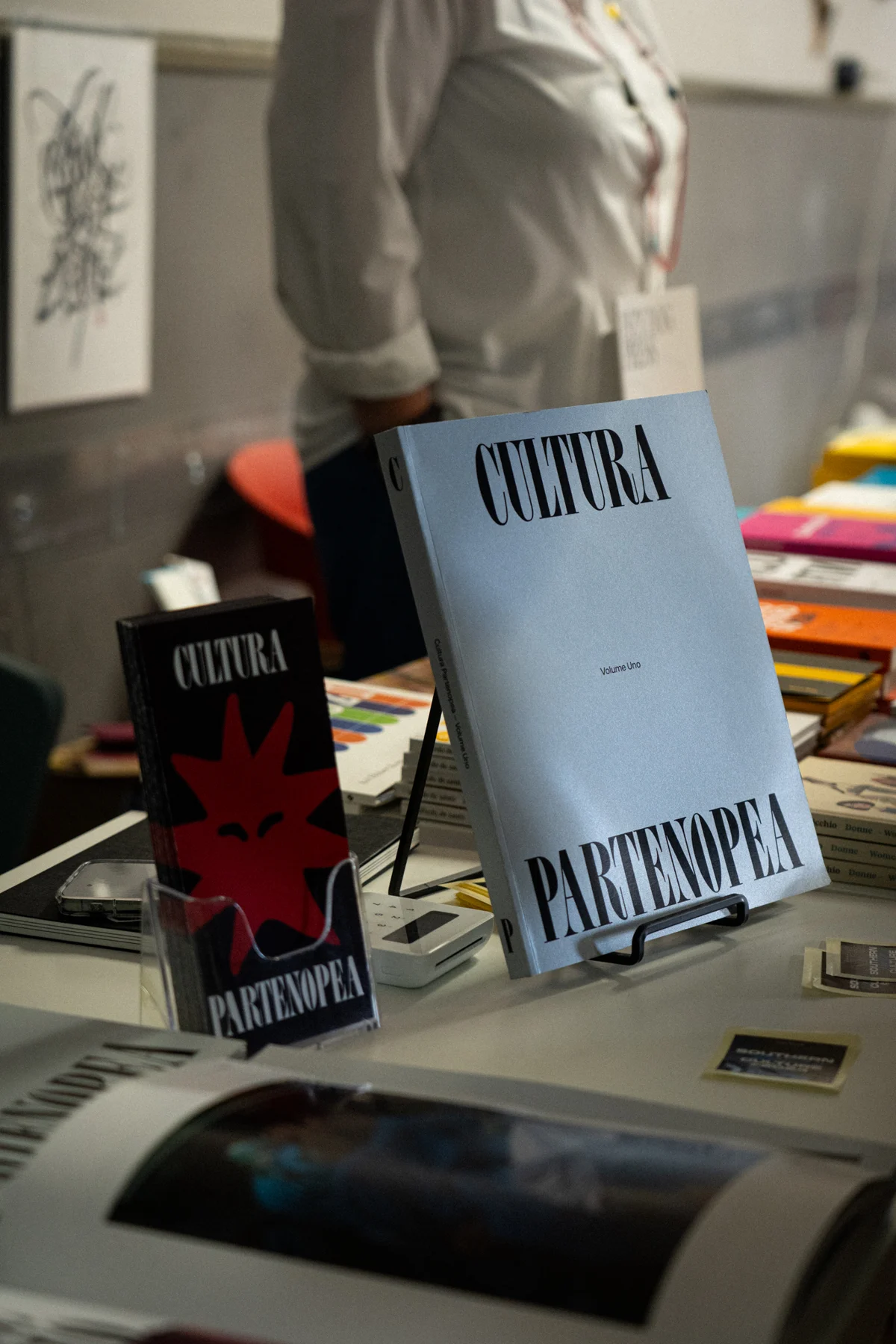 I libri del primo volume, tra copertine e materiali editoriali.