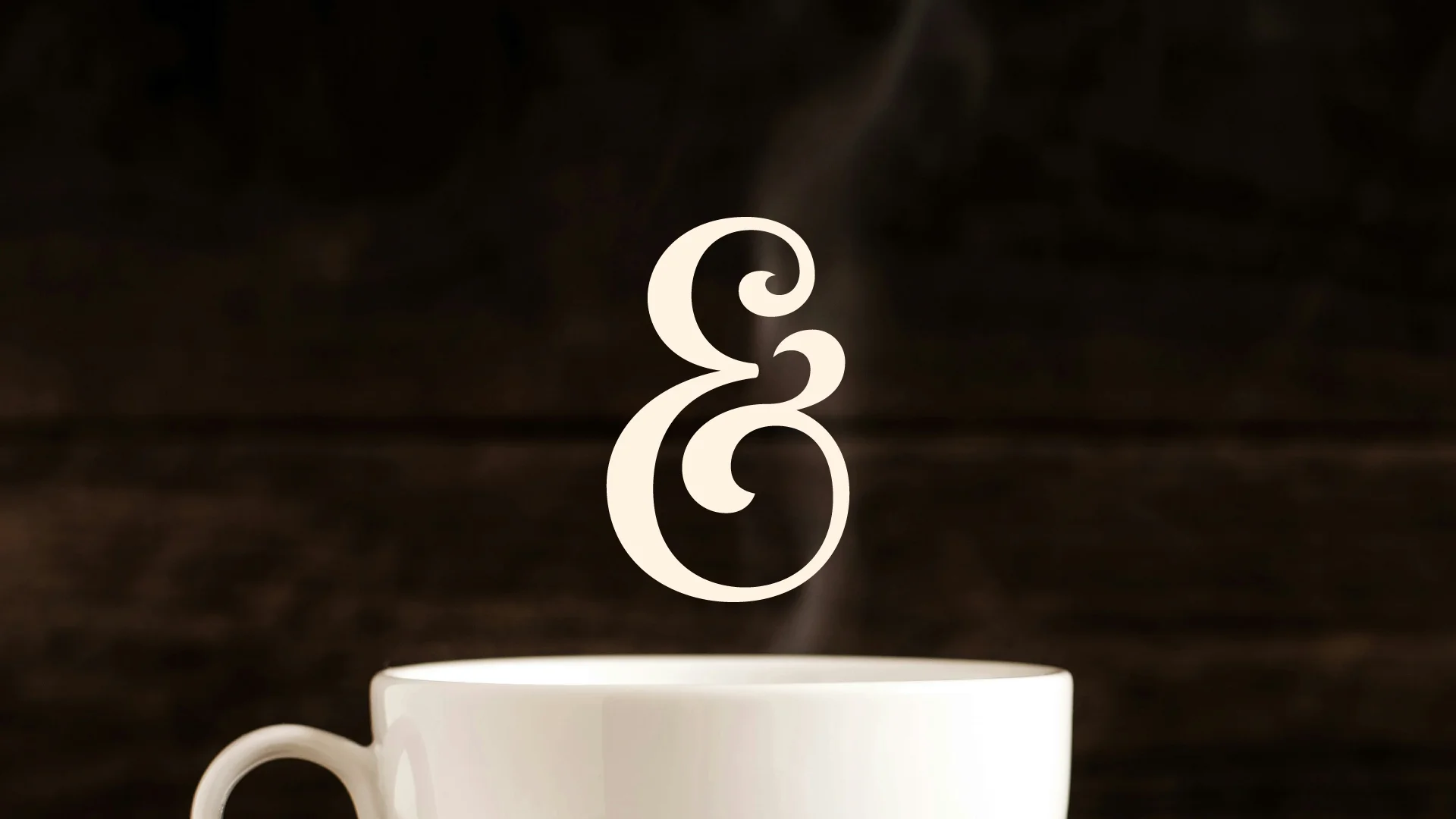 La e commerciale del marchio diventa fumo del caffè.