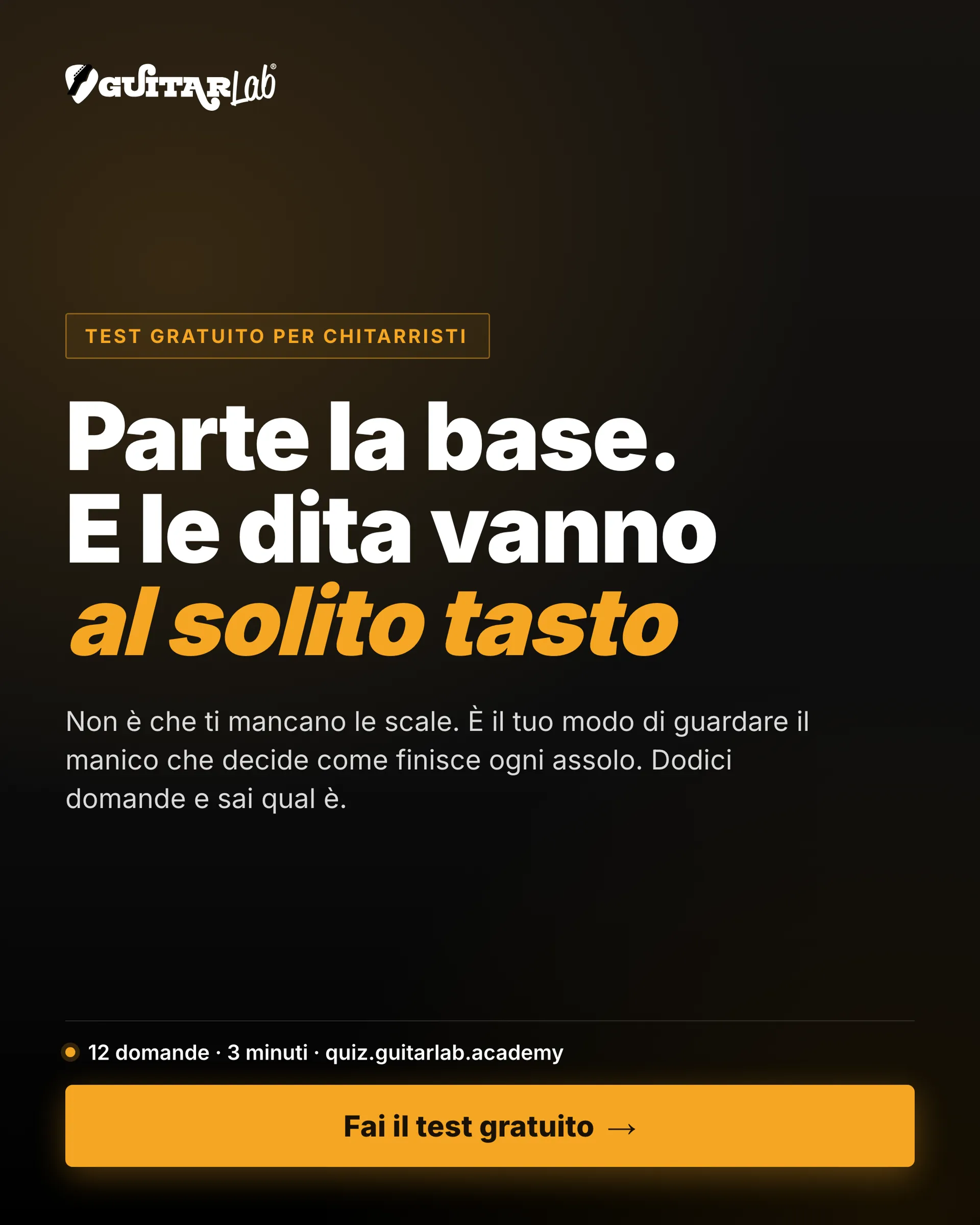 Campagna per il quiz GUITARlab.