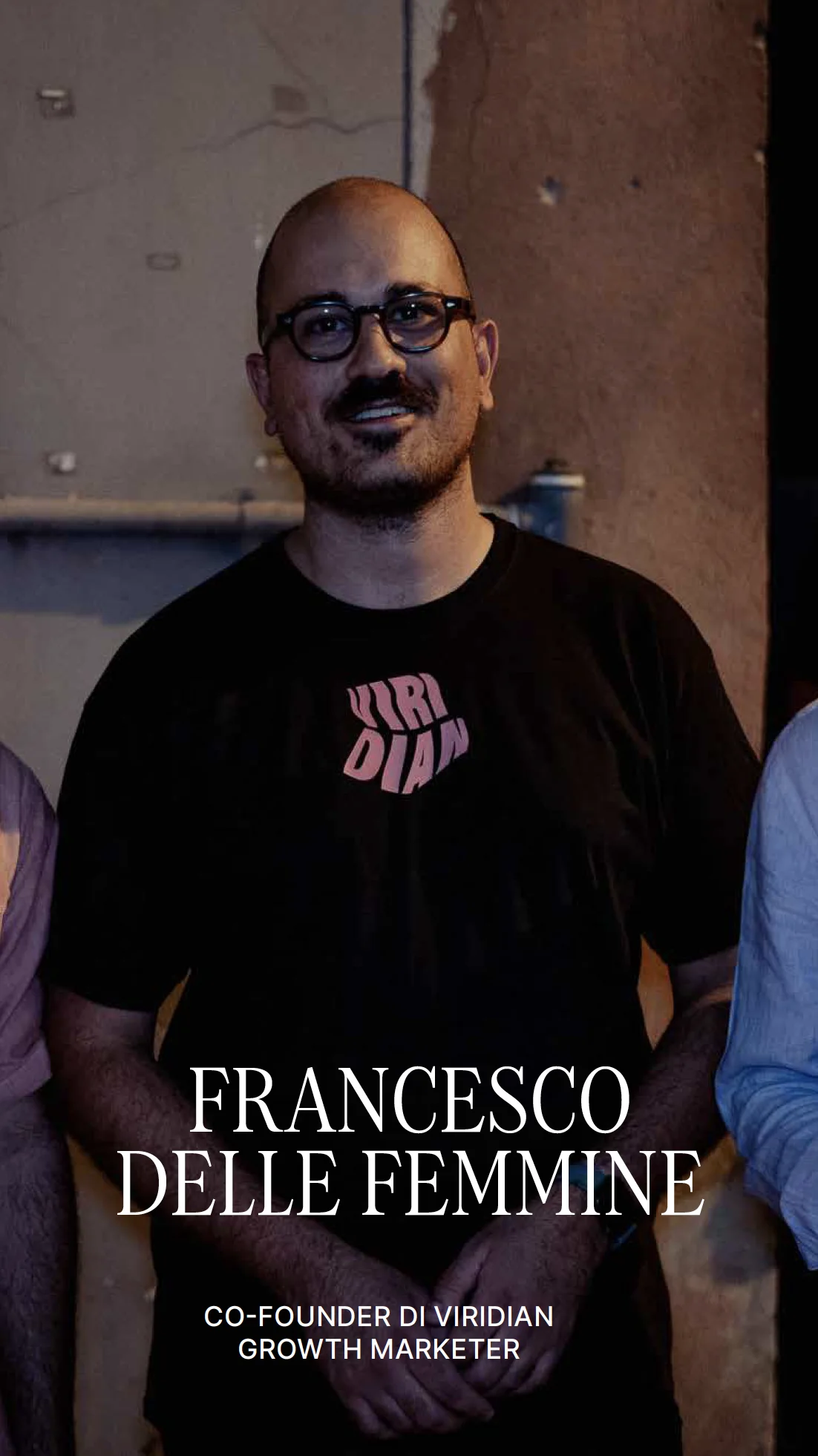 Francesco Delle Femmine, co-creatore di Viridian e co-fondatore di Emporea.