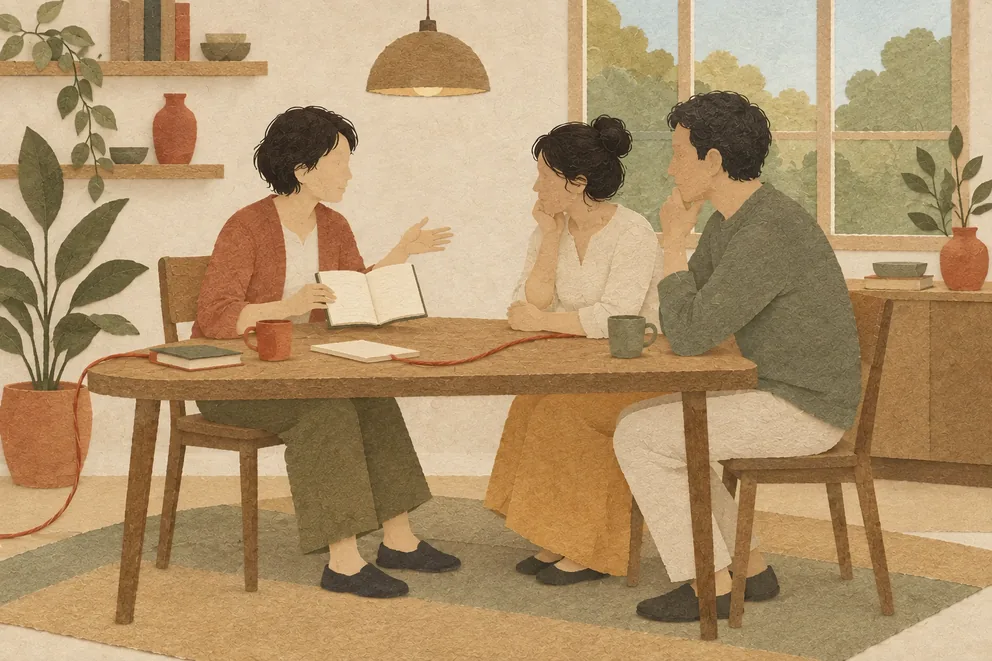 Un’educatrice e due genitori si confrontano su un metodo per la vita in famiglia